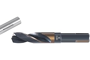 Accusize Industrial Tools 7/8" ANSI M35(H.S.S.+5% Cobalt) 3/4" Shank S&D Drill, 135° Split Point, 0434-0078
