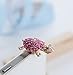 e-Zone Dust Plug- Earphone Jack Accessories Crystal Lovely Pink Turtle/Cell Charms/Ear Jack for iPhone 4 4s / Ipad/iPod Touch/Samsung Galaxy/LG Other 3.5mm Ear Jack