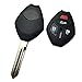 Horande Keyless Entry Remote Key Fob Case Cover fit for 2006 2007 2008 Mitsubishi Eclipse 2006-2007 Galant Key Fob Shell No Chips