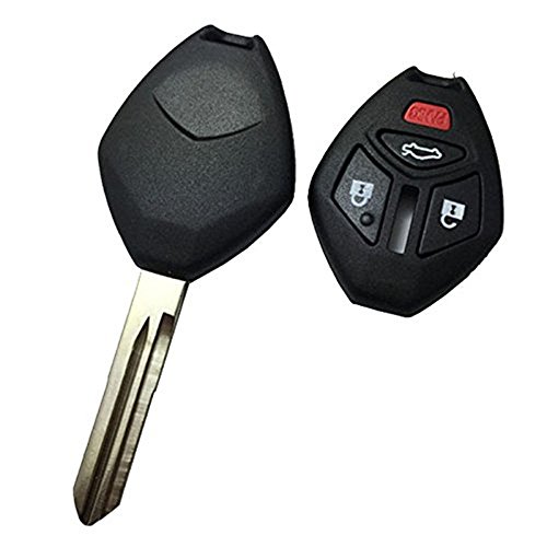 New Uncut Keyless Entry Remote Key Fob Case For 2007 2008 Mitsubishi Eclipse Key Fob Case No Chips - Thumbnail 7