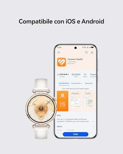 WATCH GT 6 GPS 41mm Smartwatch, Display AMOLED, Nero