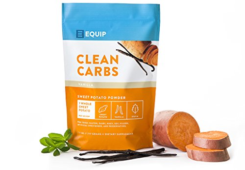 Clean Carbs Organic Sweet Potato Powder, Paleo Approved, One Full Sweet Potato Per Scoop, All-Natural, No Artificial Ingredients, Gut Fiber and Low GI Carbohydrate Supplement (1.7lbs)