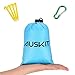 LITAUS Outdoor Picnic Beach Blanket Stakes, Waterproof Camping Trap Beach,Camping,Traveling Hiking,Pocket blanket Corner Pockets, Loops Bag