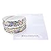 JEWELRIESHOP Bling Bling Crystal Rhinestones Soft Comfortable Velvet, Adjustable Size Button Clasps Bracelet