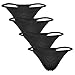 ONEFIT Men's Cotton Thongs G-string Underwear, Pack of 4, Small, Black
