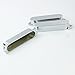 Strat Style Single Coil Guitar Pickup Cover Set,No holes/Chrome Finish