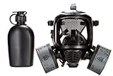 MIRA SAFETY Certified CBRN Full Facepiece Reusable Respirator, Respiratory Protection Professional Grade Survival Emergency Gear (Mask plus 2 SOF77)