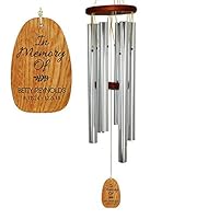 GiftsForYouNow in Loving Memory Personalized Wind Chime, 25", Aluminum Tube