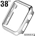 Apple Series 2 Watch 42mm Screen Portector Case, Plated Hard Case Cover with Full Coverage for i Watch