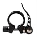 WINOMO 28.6mm Aluminum Alloy Cycling Bike Bicycle Quick Release Seatpost Clamp (Black)