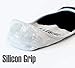 Thirty48 Women’s Premium No Show Socks with Non Slip Grip(One Size (6-9), Black(3 Pairs))