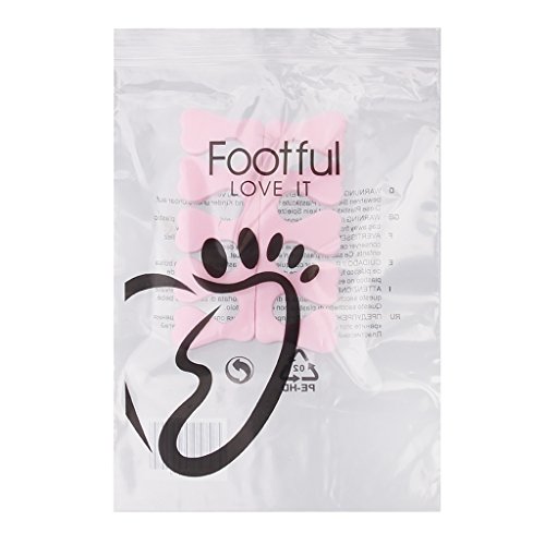 perfektchoice 2pcs Foam Toe Finger Separator Straightener Nail Art for Manicure Pedicure