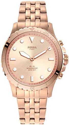 [フォッシル] 腕時計 ハイブリッドスマートウォッチ FTW5070 レディース 正規輸入品 ピンクゴールド