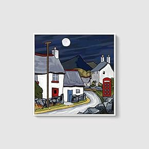 SIGNFORD Framed Canvas Home Artwork Decoration Night Canvas...