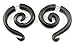 Krishna Mart India Tribal Organic Wooden Earrings Fake Gauges Tattoo Wood Faux Plugs Tapers sew_130