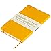 Taotree 5 Pack Journal Notebooks, Yellow Classic Ruled Writing Notebook, Hard Cover PU Leather, 120gsm Premium Thick Paper, Inner Pocket, 128 Pages, 5