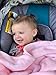 Higher Comfort Luxuriously Soft Baby Blanket - Playful Pink - 30