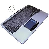 Adesso 2.4 GHz RF Wireless SlimTouch Mini Keyboard with Touchpad (WKB-4000US)