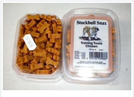STOCKBULL TRAINING TREATS CHICKEN - DOG TREATS - 140G PER PACK - 3 OR 6 PACKS (6 Packs)