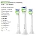 Replacement Brush Heads Compatible with Phillips Sonicare DiamondClean, Biykog Dust-free Hygiene Electric Toothbrush Head Pack 6 Independent Packaging