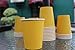 Hot Party Paper Cups, 8 Ounce, 50 Count, Multiple Colors (Yellow)