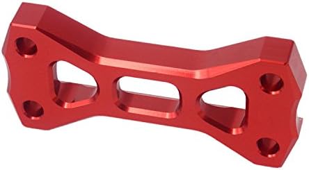 ZJTG AUTOMOTIVE 7/8" 22MM Handlebar Mount Top Bar Clamp For Honda CR125 CRF250L XR230 XLR125R red