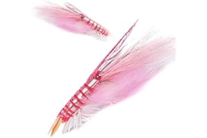 YZD Ultra Realistic Saltwater Shrimp Flies, 100pcs - Tarpon, Bonefish, Redfish, Snook