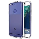 Google Pixel Case, UNU [Purity Series] Premium Shock Absorption TPU Bumper Cushion + Scratch Resistant Clear Protective Cases Hard Cover for Google Pixel 2016 - Clear