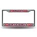 Rico Industries MLB Los Angeles Angels Bling Chrome Auto License Plate Frame