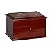 Mele & Co. Brayden Wooden Jewelry Box with Floral Marquetry Motif (Walnut Finish)