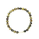 Tiger Eye Natural Beads Healing Stone Yoga Bracelets, Wrist Mala ,Gift For Her