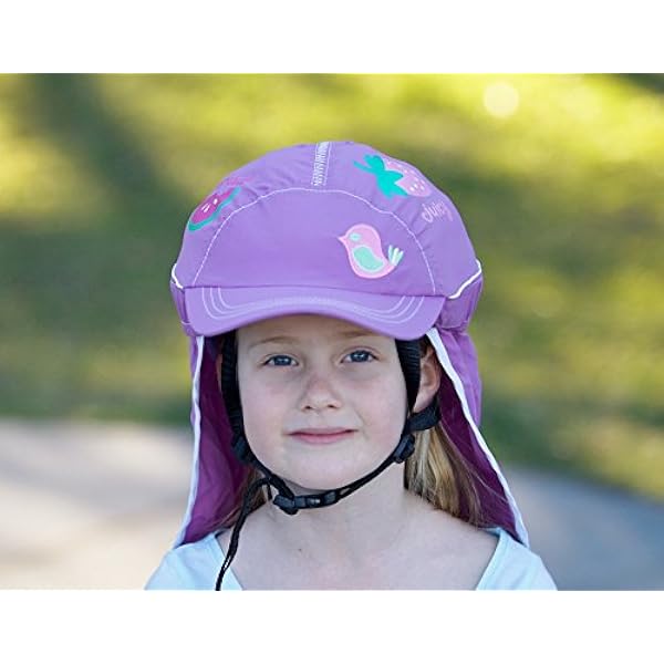 bike helmet neck sun protection