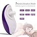 Adorime Clitoral Stimulator with Tongue Vibrator, Powerful Multi Speed Clit Vibrator with Heatable Silicone Tongue for Clitoris and Nipples Stimulation, Sturdy Oval Case, Removable Silicone Rim
