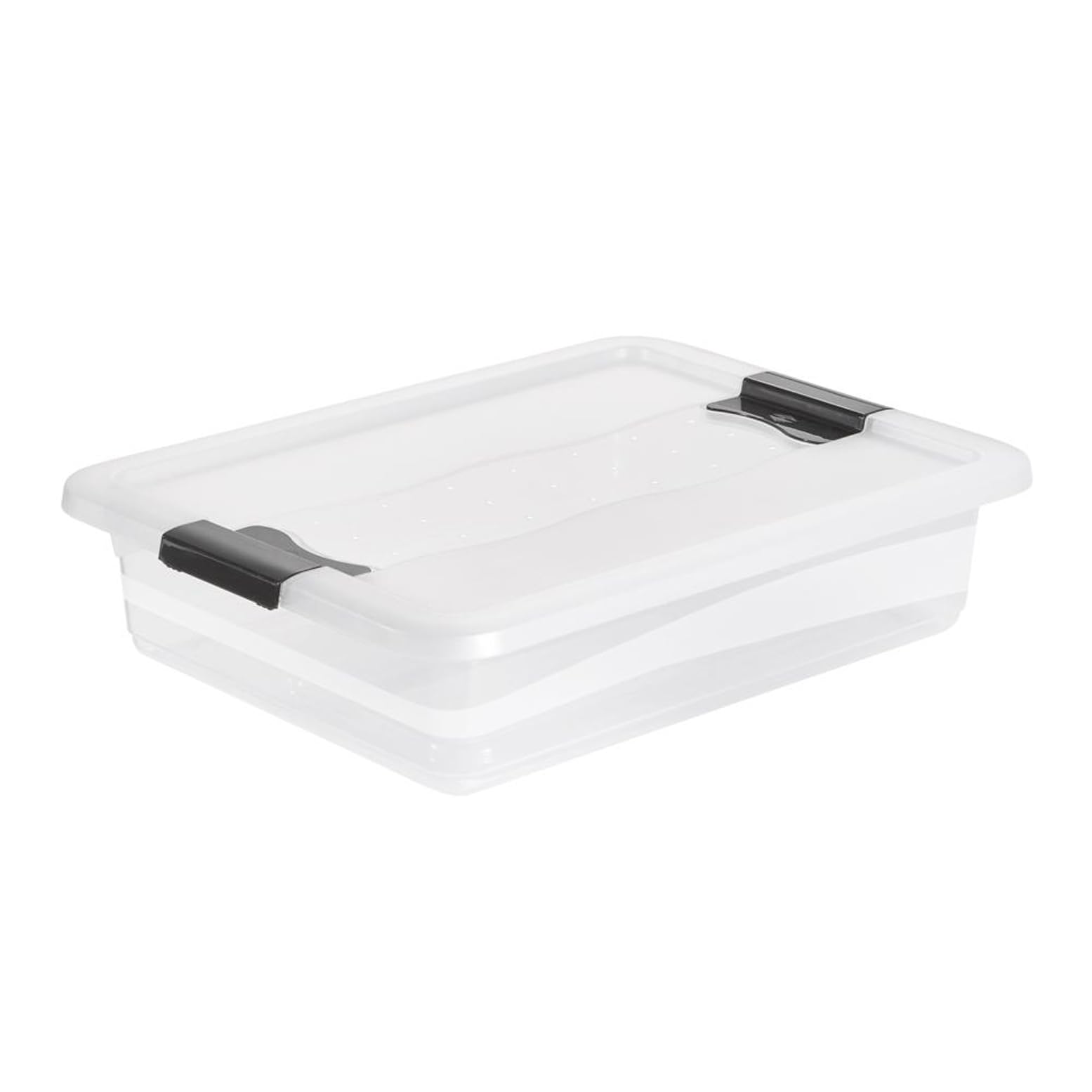 Keeeper Crystalbox with Lid, Sliding Closure, 39.5x29.5x9.5 cm, 7 Litre, Cornelia, Transparent