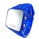 YouYouPifa Colorful Exquisite Appearance Digital LED Mirror Watch with Soft Rubber Material
