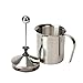 Milk Frother, PYRUS 400ML Stainless Steel Double Mesh Coffee Milk Foamer Cup