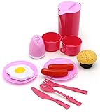 Little Treasures Mini Dinnerware Pretend Food Toy Play Set