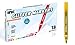 Inc. Multicolor Glitter Markers - 18 Assorted Colors, Sparkly Non-Toxic Water-Based Marker Set, Bullet Point Tip for Drawing, Coloring, Doodling, Journaling, Scrapbooking, DIY Art and Craft Projects