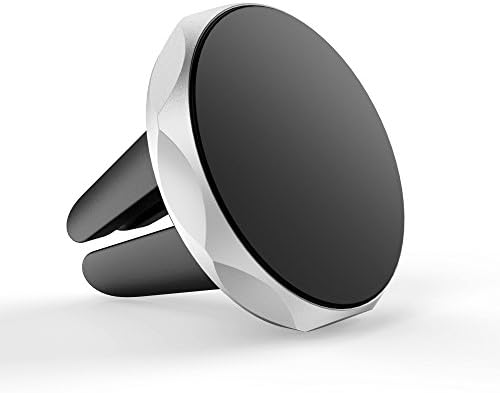 Car Phone Mount Holder,JAYOKE Air Vent Magnetic Car Mount Suit with 2 Metal Plates for Universal Cell Phone and GPS Device,Silver