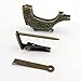 SYHL-Vintage Antique Lock, Brass Lock,for Jewelry Box Wooden Suitcase Drawer Home Décor (Fish Style