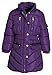 Sportoli® Girls' Winter Heavy Quilt Padded Puffer Jacket Plush Lined Hooded Coat