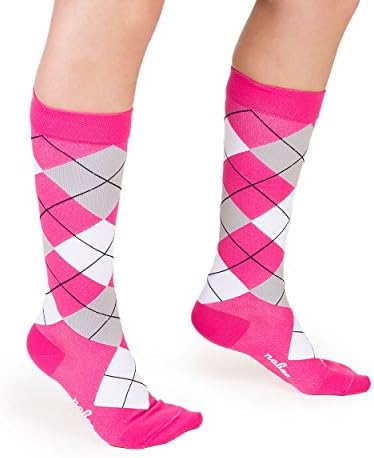 Nabee Socks Women's Frou Socks, Medium(Shoe Size 5.5-7.5), Pink/White