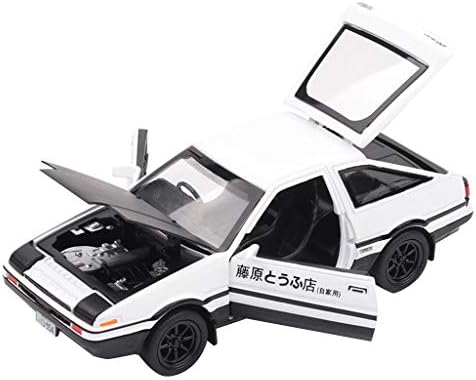 WORMENG Newest Racing Model AE86 Pull Back Alloy Car Toy Decoration Toy 1:32 Car Model For Kids Educational Toys Best Gift For Children