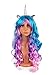 YallFairy Womens Girls Assortment Of Unicorn Wigs And Headpieces (color A)