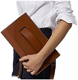 MANILA GRACE Borsa Chic identit patta giada w01365 md489 Terra Cuoio ss18