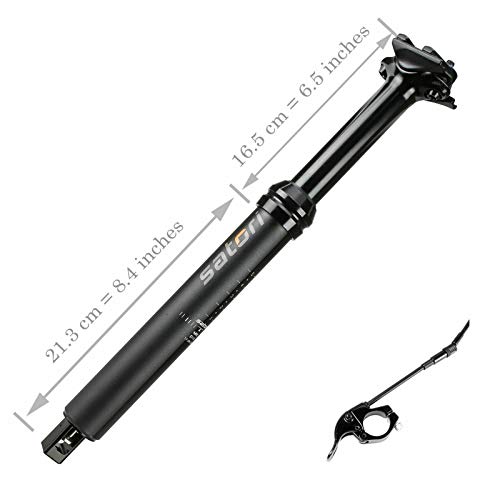 Satori Sorata Pro Dropper Bike Seat Post Internal Cable Routing 100mm 30.9x365mm