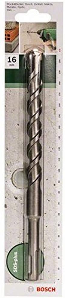 Bosch 2609255532 210mm SDS-Plus Hammer Drill Bit with Diameter 16mm, silver, 210 mm