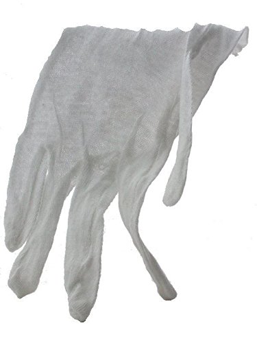 Cotton Glove Lightweight for Handling Coins & Stamps, Large 3 pair