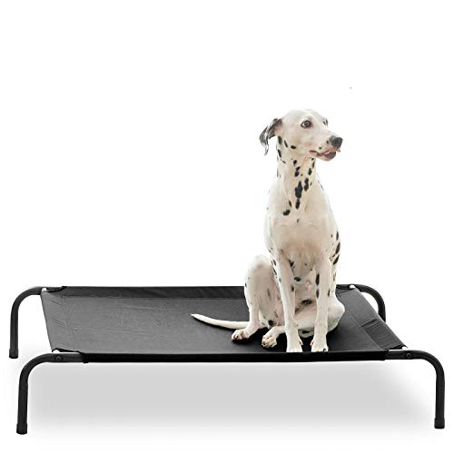 HACHIKITTY Elevated Dog Bed Outdoor Dog Cot, Raised Dog Beds Large Dogs