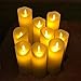 Evenice Flameless Candles LED Candles Flickering Battery Operated Flickering Light Pillar Real Smooth Wax with Timer and 10-Key Remote for Wedding(Set of 9)